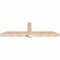 Ekena Millwork Eugene Smooth Timber Gable Bracket, Douglas Fir, 84"W x 24"H x 5 1/2"D x 5 1/2"F, 7/12 Pitch GBW084X24X0606EUG00SDF - alternate 3